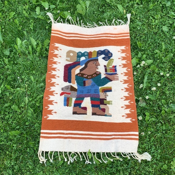Wool tapestry handmade Mexico - Picture 2 of 13